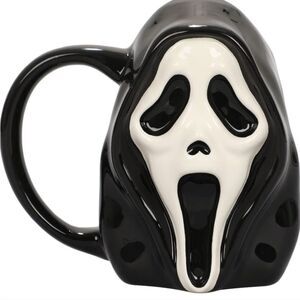 Ghost Face Sculpted 16oz Ceramic Mug